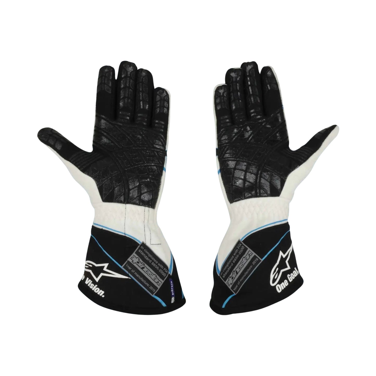 George Russell 2019 Monaco GP F1 Racing Gloves