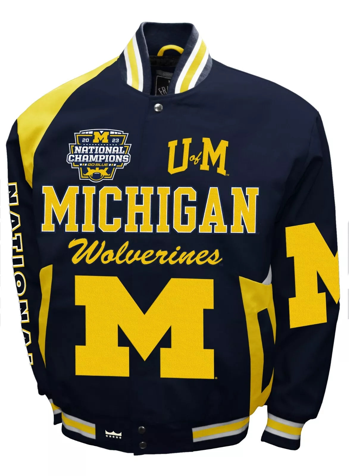 Michigan Wolverine’s NCAA 2023 National Championship softshell sublimation Jacket-02