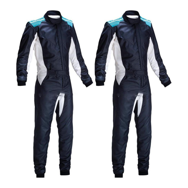 Black / White Karting Driver Race Outfit