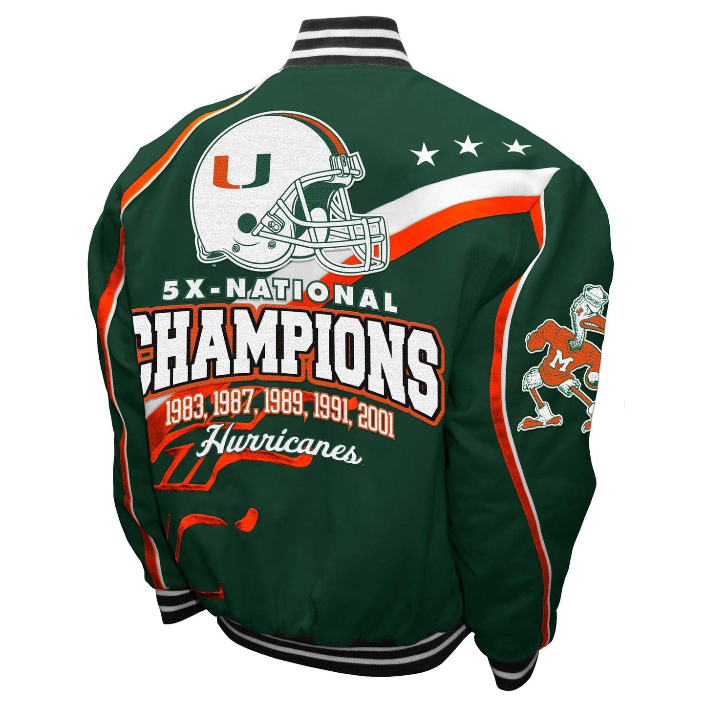 Franchise Club Mens NCAA Commemorative Twill Jacket