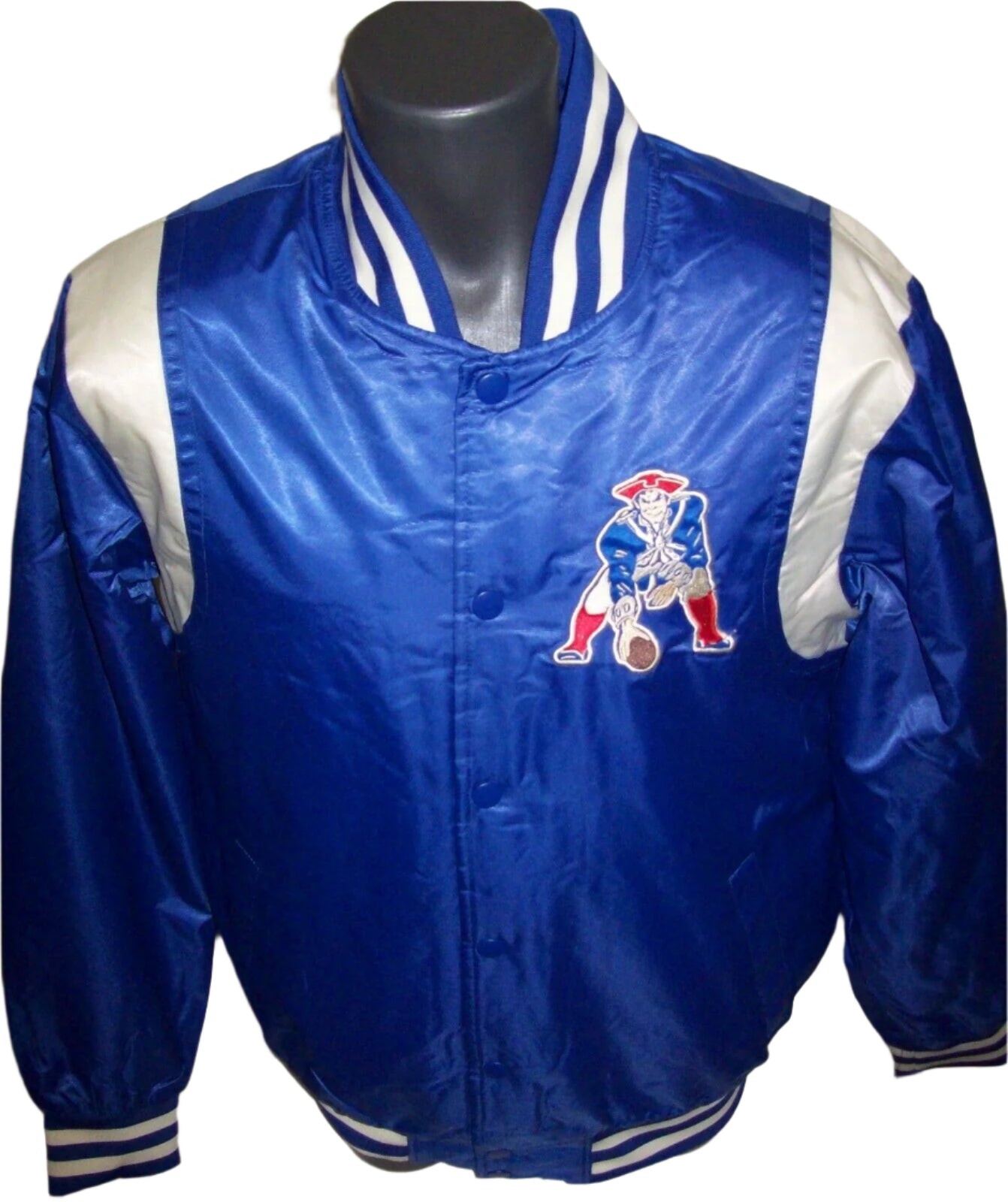 NEW ENGLAND PATRIOTS Starter THROWBACK Snap Down Jacket