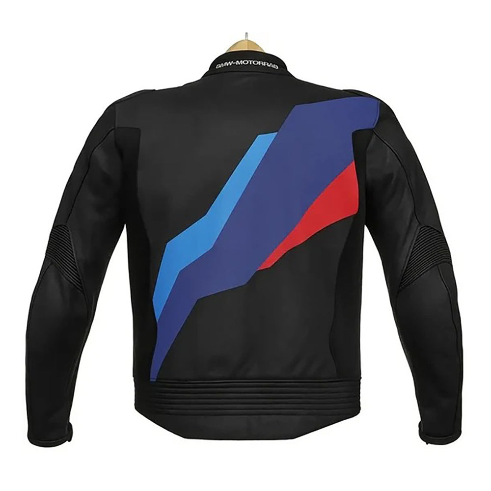 BMW Motorrad Black Motorcycle Racing Leather Jacket