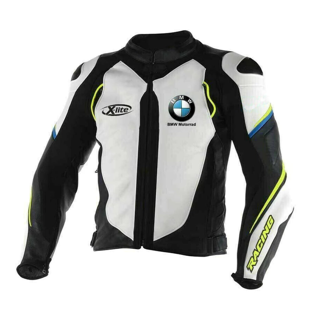 BMW Motorrad Men's Sport Motorcycle Leather Jacket