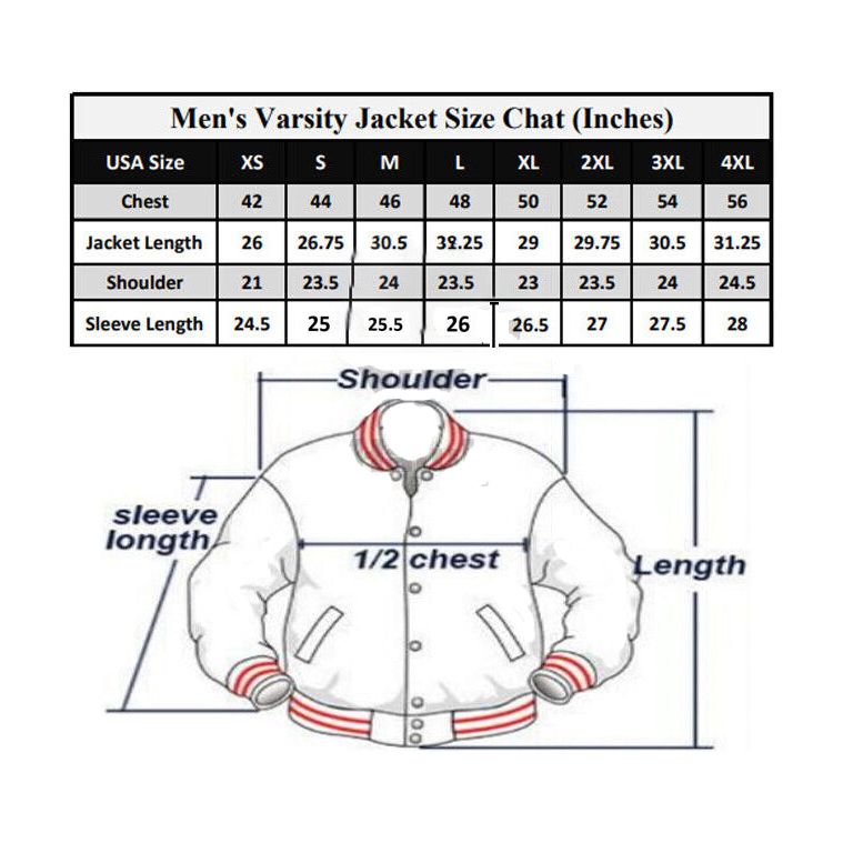 MLB Los Angeles Angels Navy Satin Bomber Style Baseball Letterman Varsity Jacket