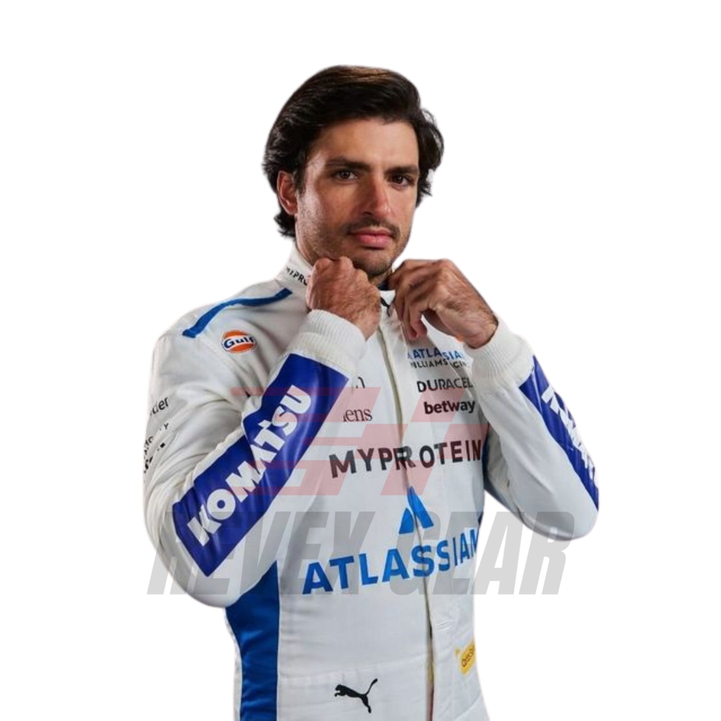 Close-up of Carlos Sainz Jr's helmet for the 2025 Monaco GP, highlighting its unique design elements.