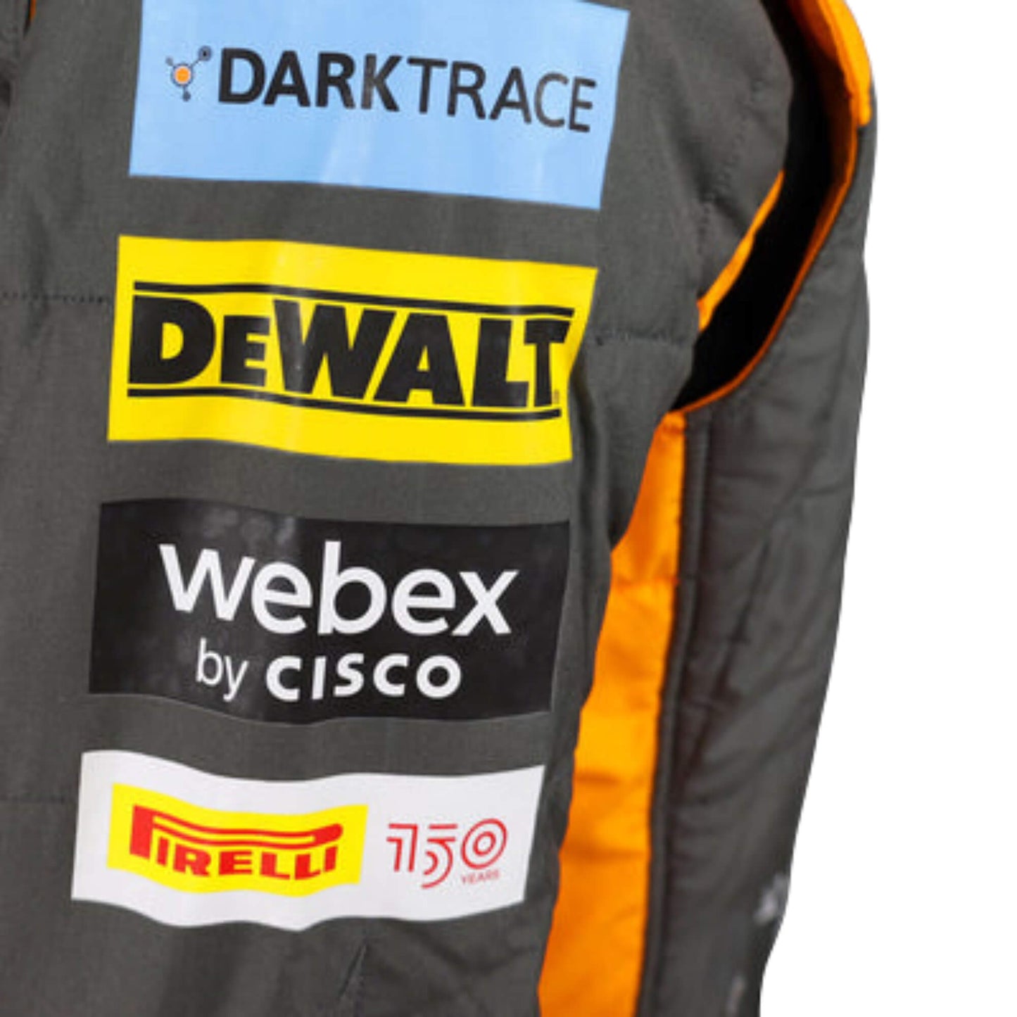 Side view Arm of Daniel Ricciardo 2022 F1 suit