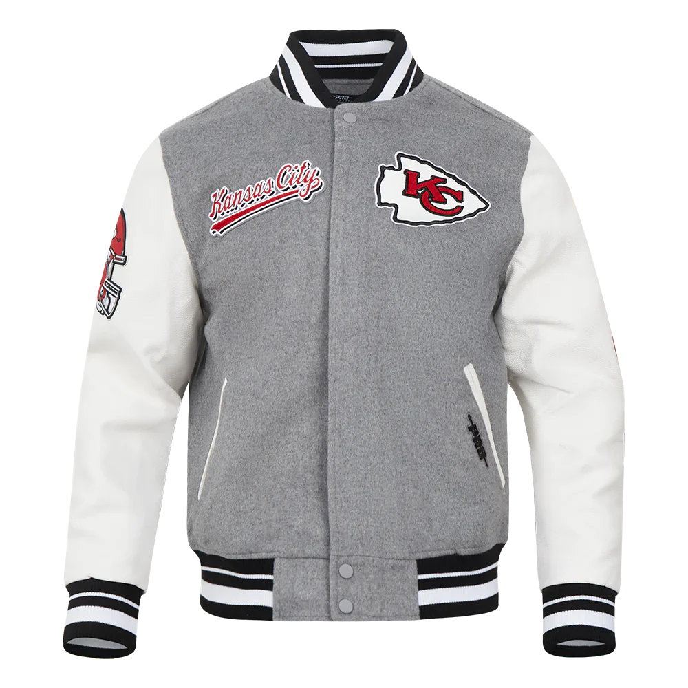 NFL KANSAS CITY CHIEFS SCRIPT TAIL MEN'S RIB WOOL VARSITY