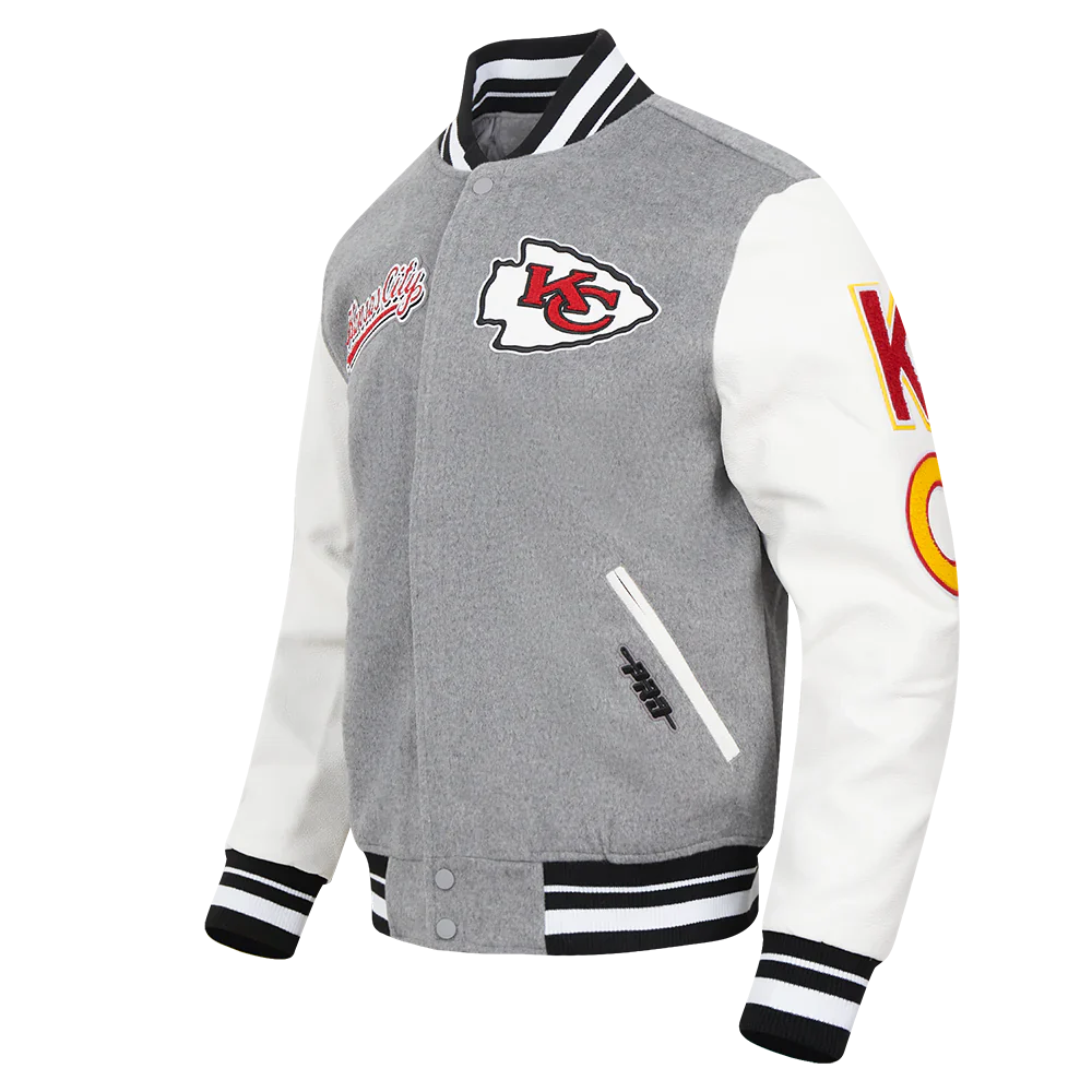 NFL KANSAS CITY CHIEFS SCRIPT TAIL MEN'S RIB WOOL VARSITY