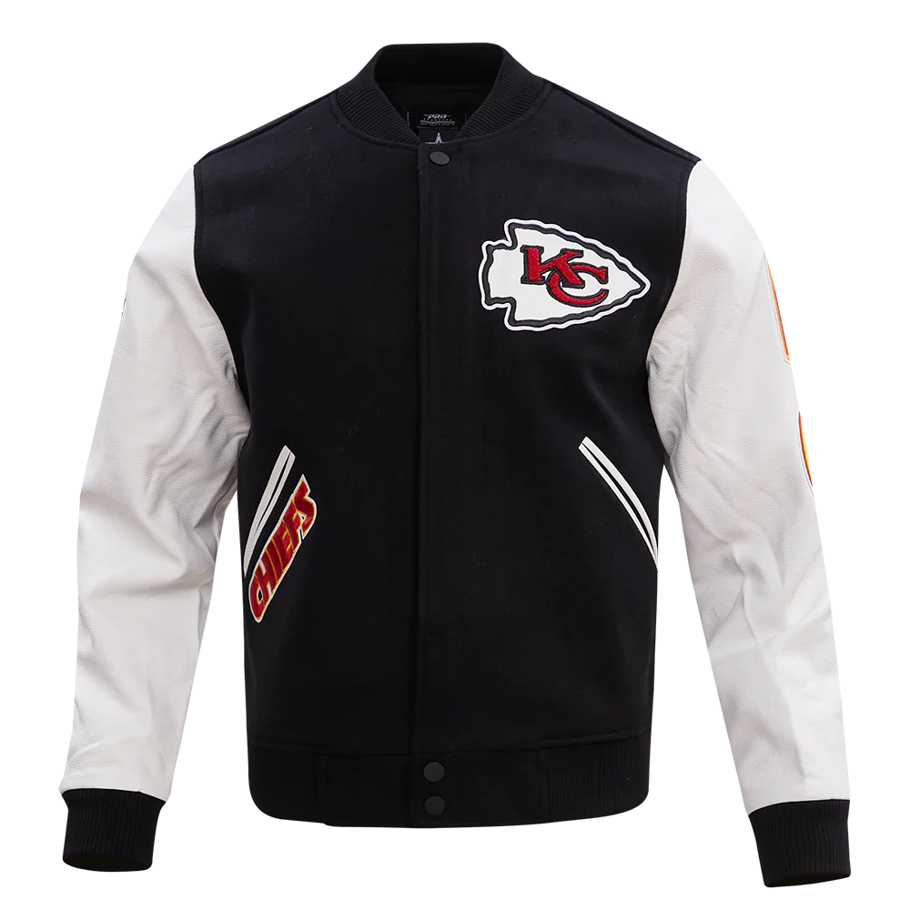 NFL KANSAS CITY CHIEFS CLASSIC WOOL MEN'S VARSITY JACKET