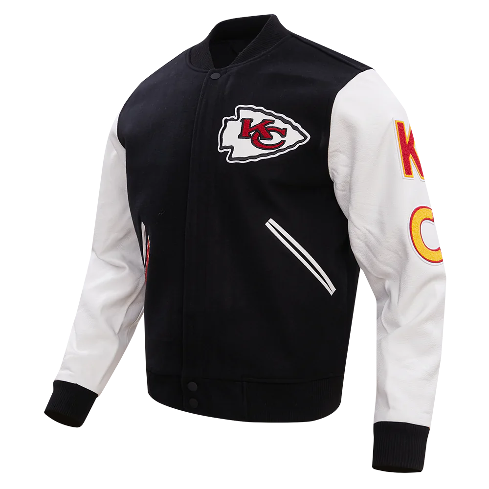 NFL KANSAS CITY CHIEFS CLASSIC WOOL MEN'S VARSITY JACKET