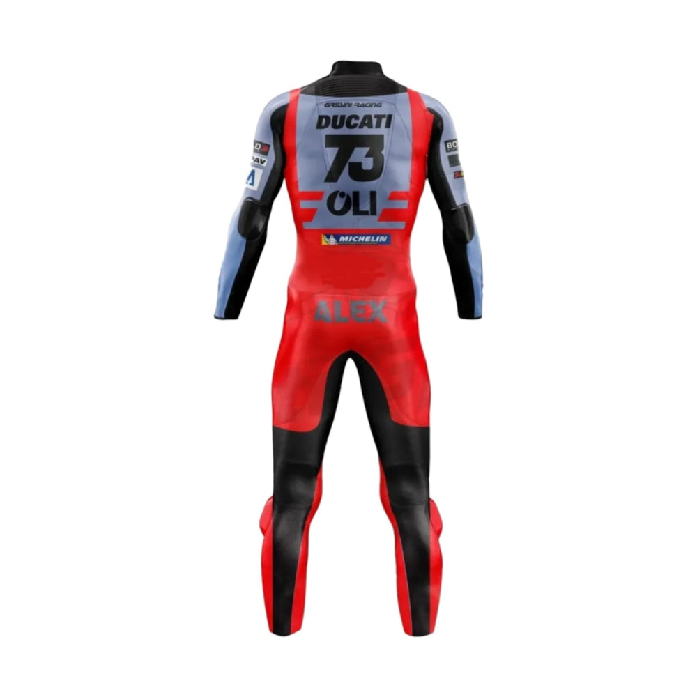 Alex Marquez Gresini Racing Motorcycle Leather Suit
