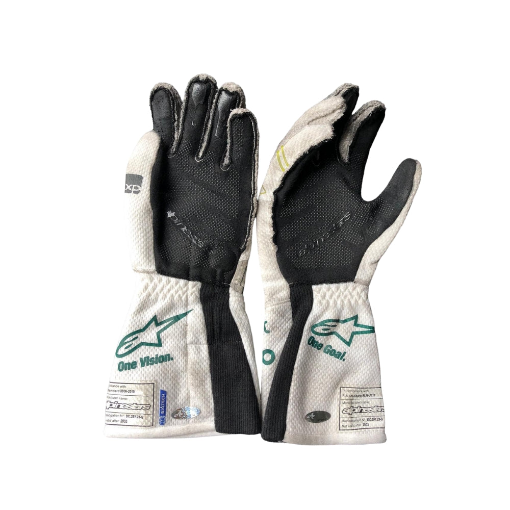 Lance Stroll 2023 Baku Worn F1 Racing Gloves