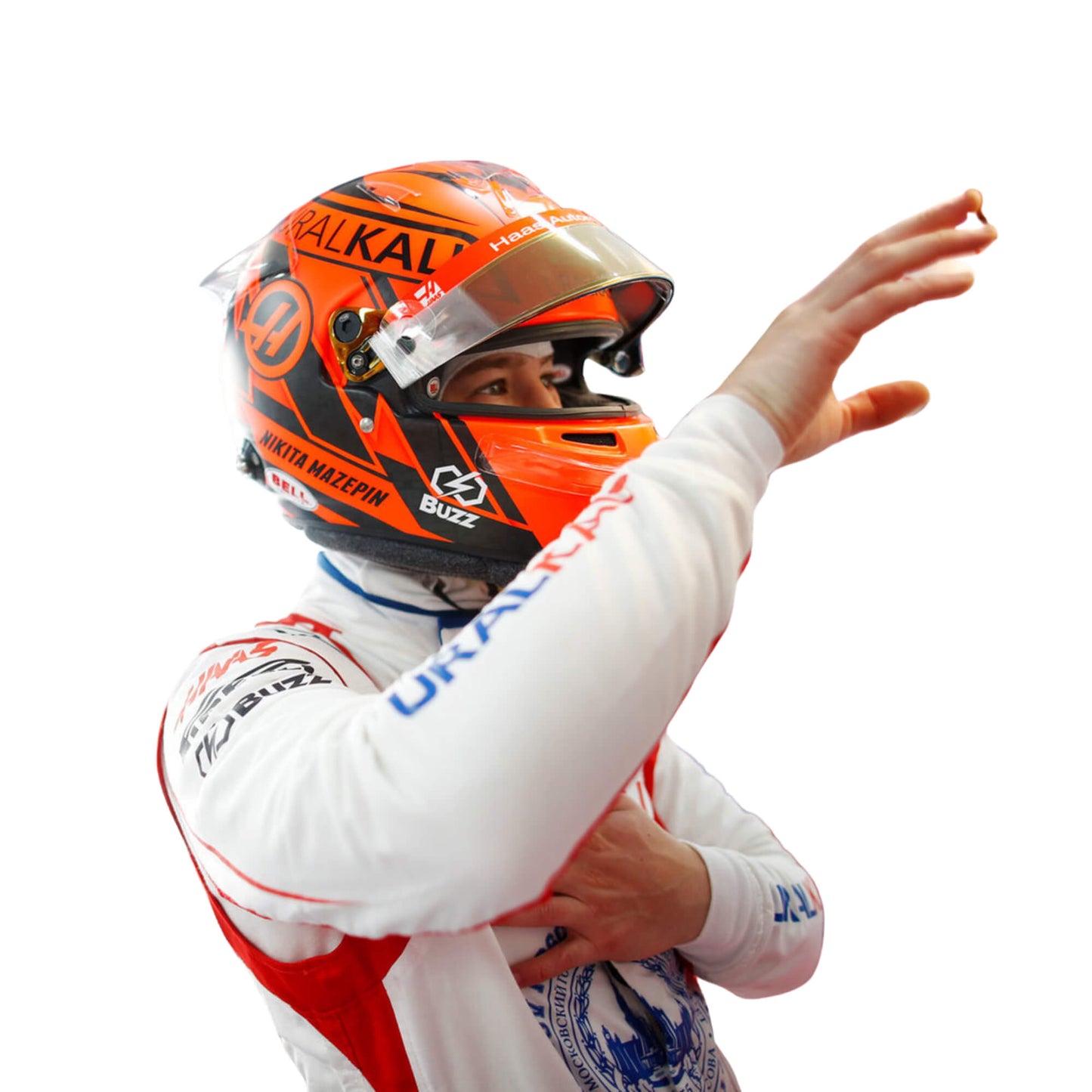 Nikita Mazepin 2021 F1 suit – high-resolution image showing limited-edition