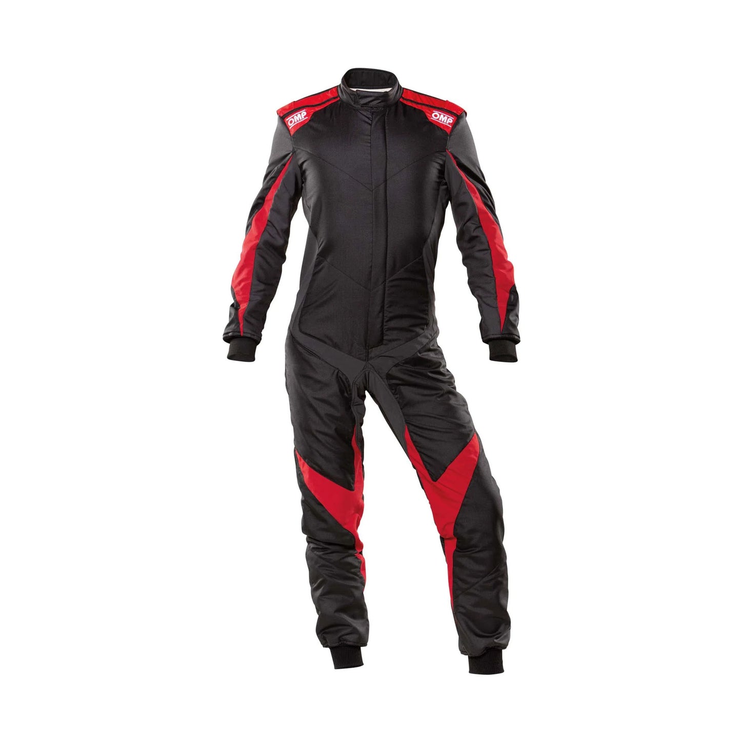 Black / Red OMP Tecnica Evo Racing Suit