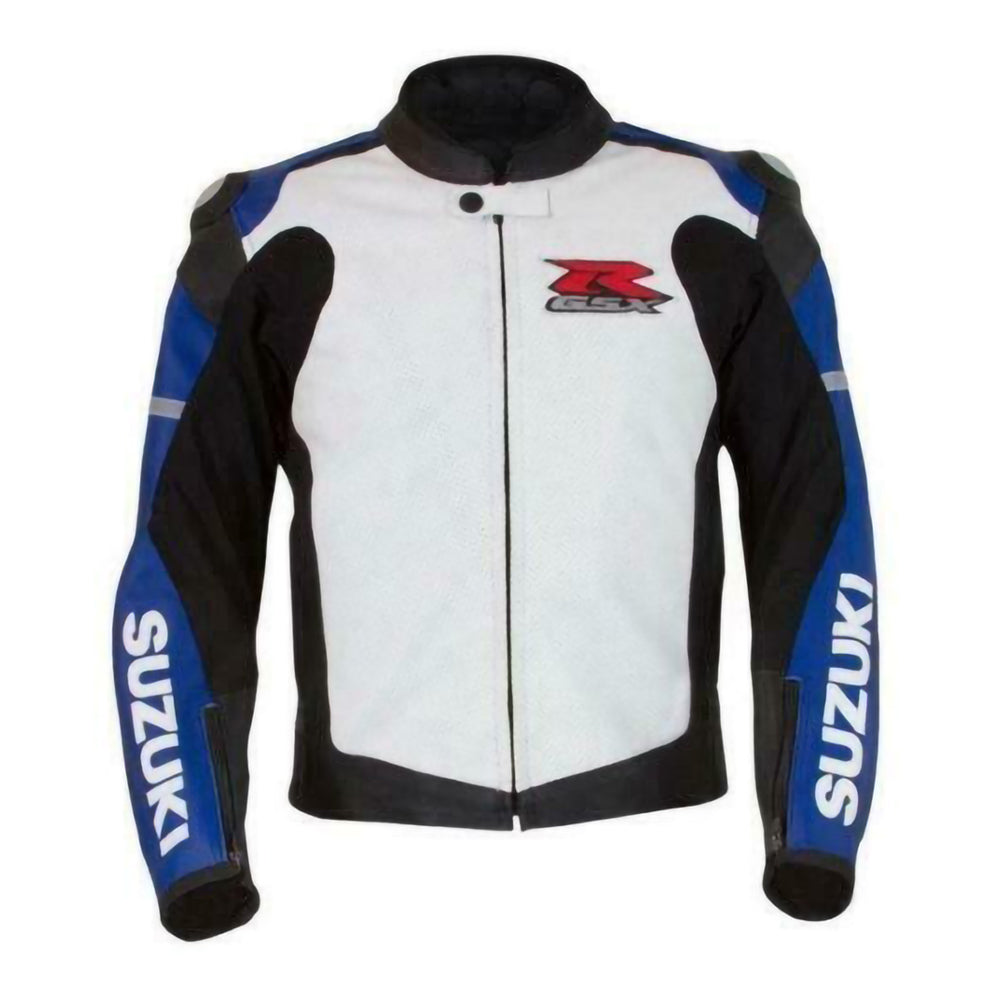 Suzuki GSXR Racing Motorbike Leather Jacket