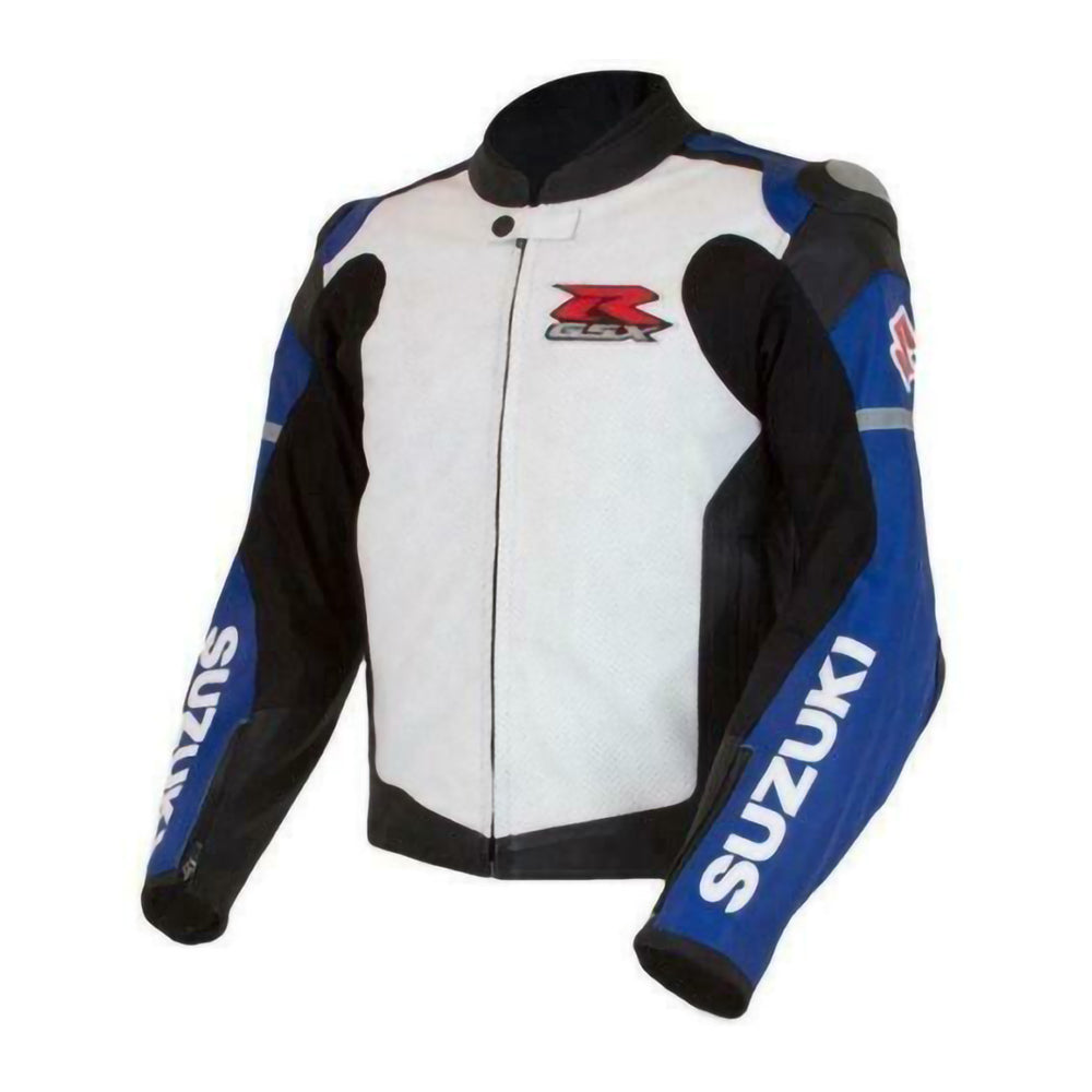 Suzuki GSXR Racing Motorbike Leather Jacket