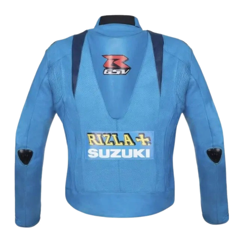 Suzuki Rizla Motorbike Leather Racing Jacket