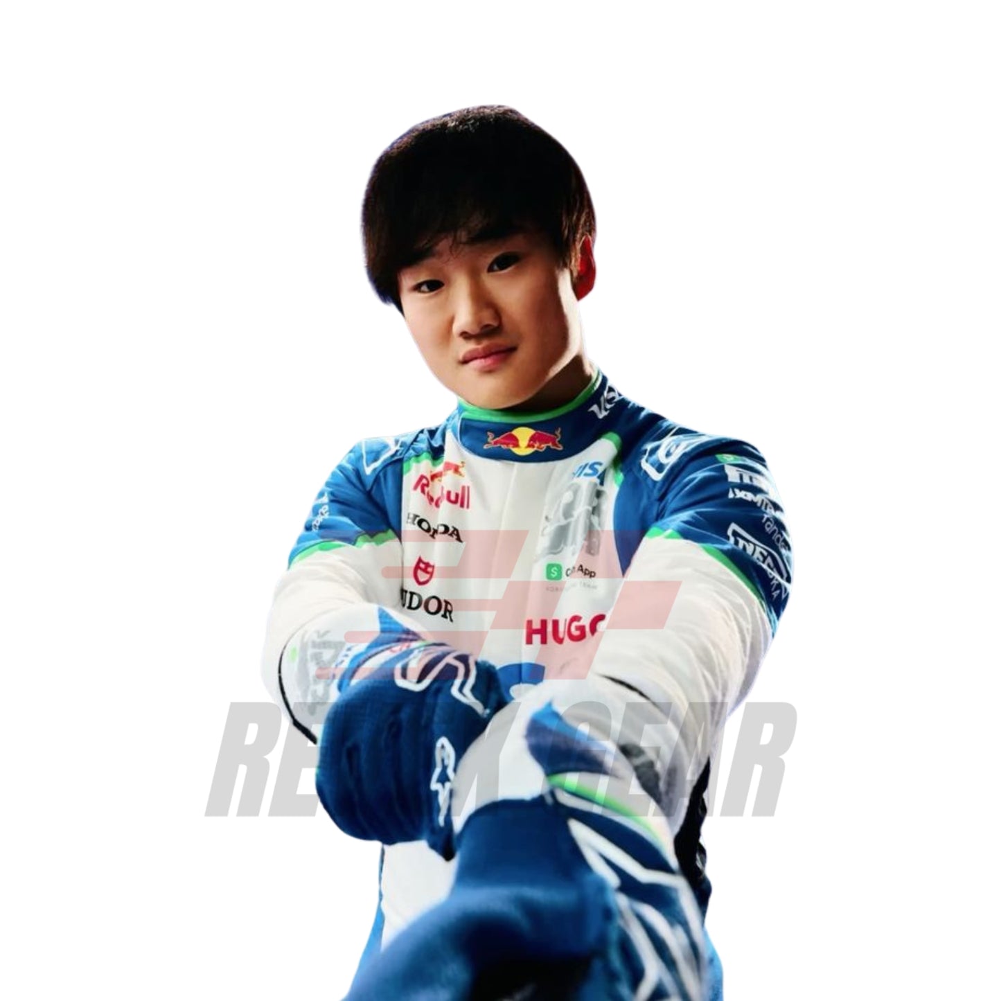 Close-up of Yuki Tsunoda's for the 2025 season, highlighting its unique design elements.