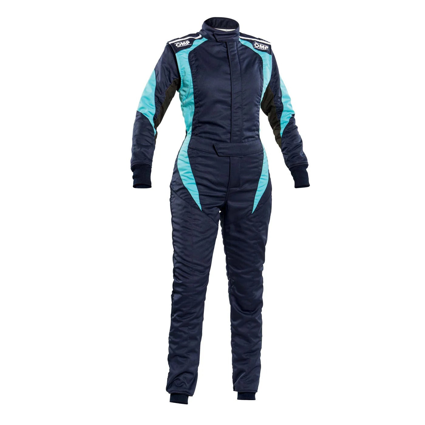 OMP FIRST ELLE Women's Black / Blue Kart Racing Suit