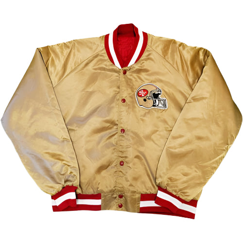 San Francisco Forty Niners Vintage Gold Jacket