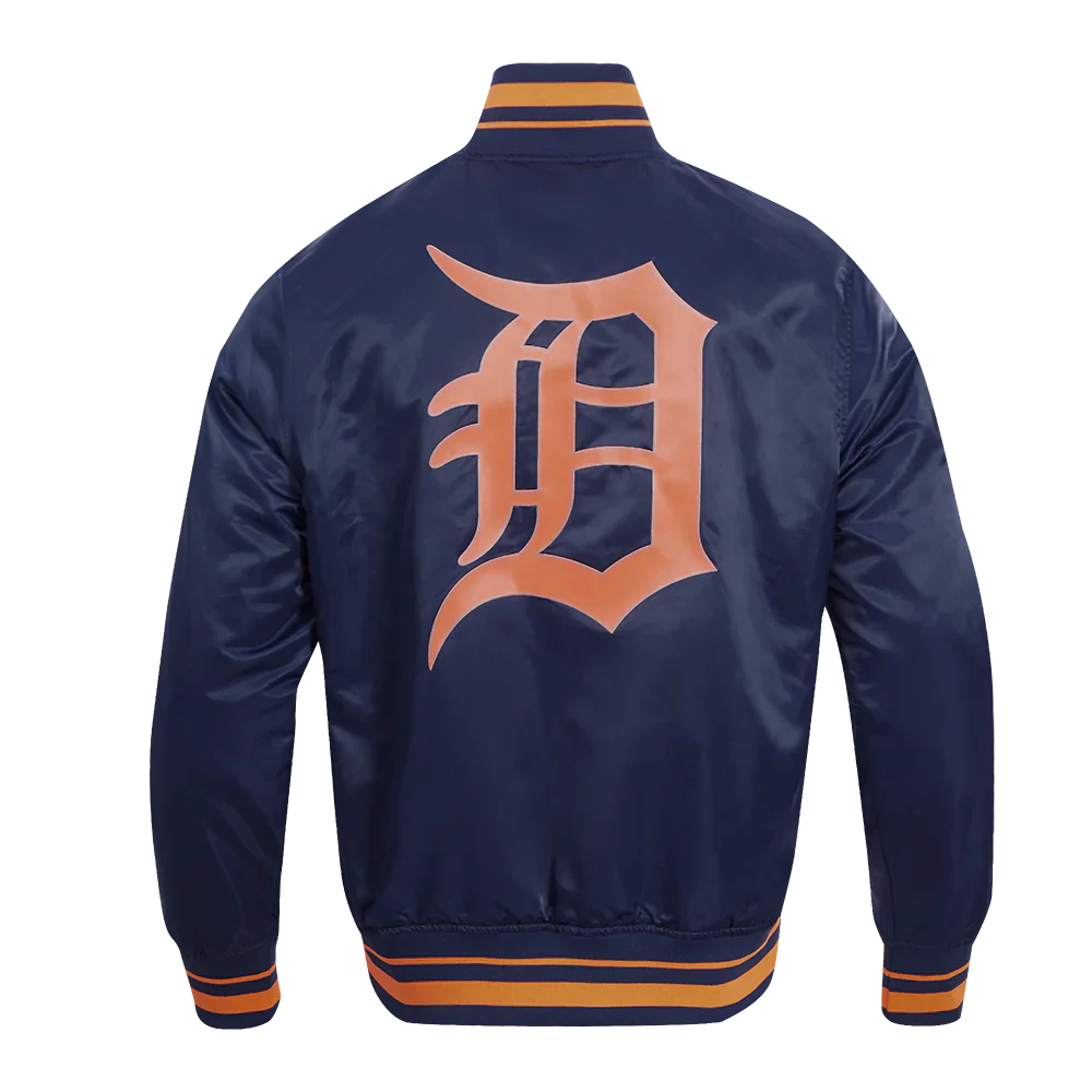 MLB DETROIT TIGERS SCRIPT TAIL MEN'S SATIN JACKET-02