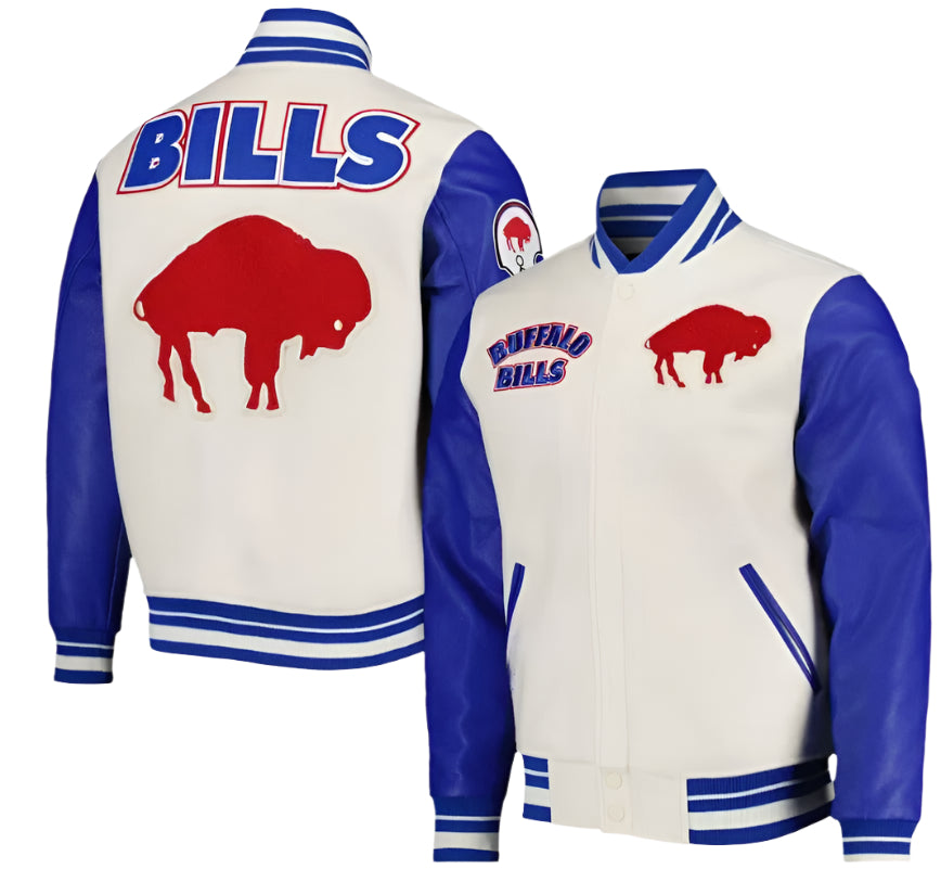 Mens Buffalo Bills Pro Standard  Classic Varsity Full-Zip Jacket