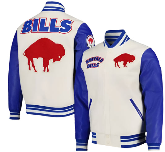 Mens Buffalo Bills Pro Standard  Classic Varsity Full-Zip Jacket