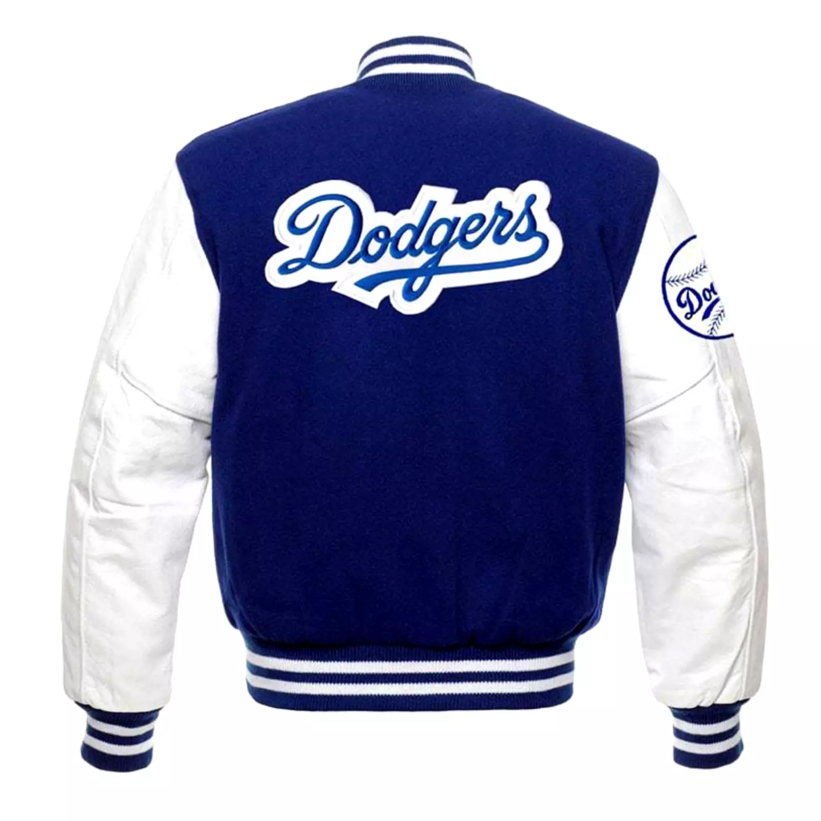 Los Angeles Dodgers Varsity Jacket Original Wool & Leather Sleeve