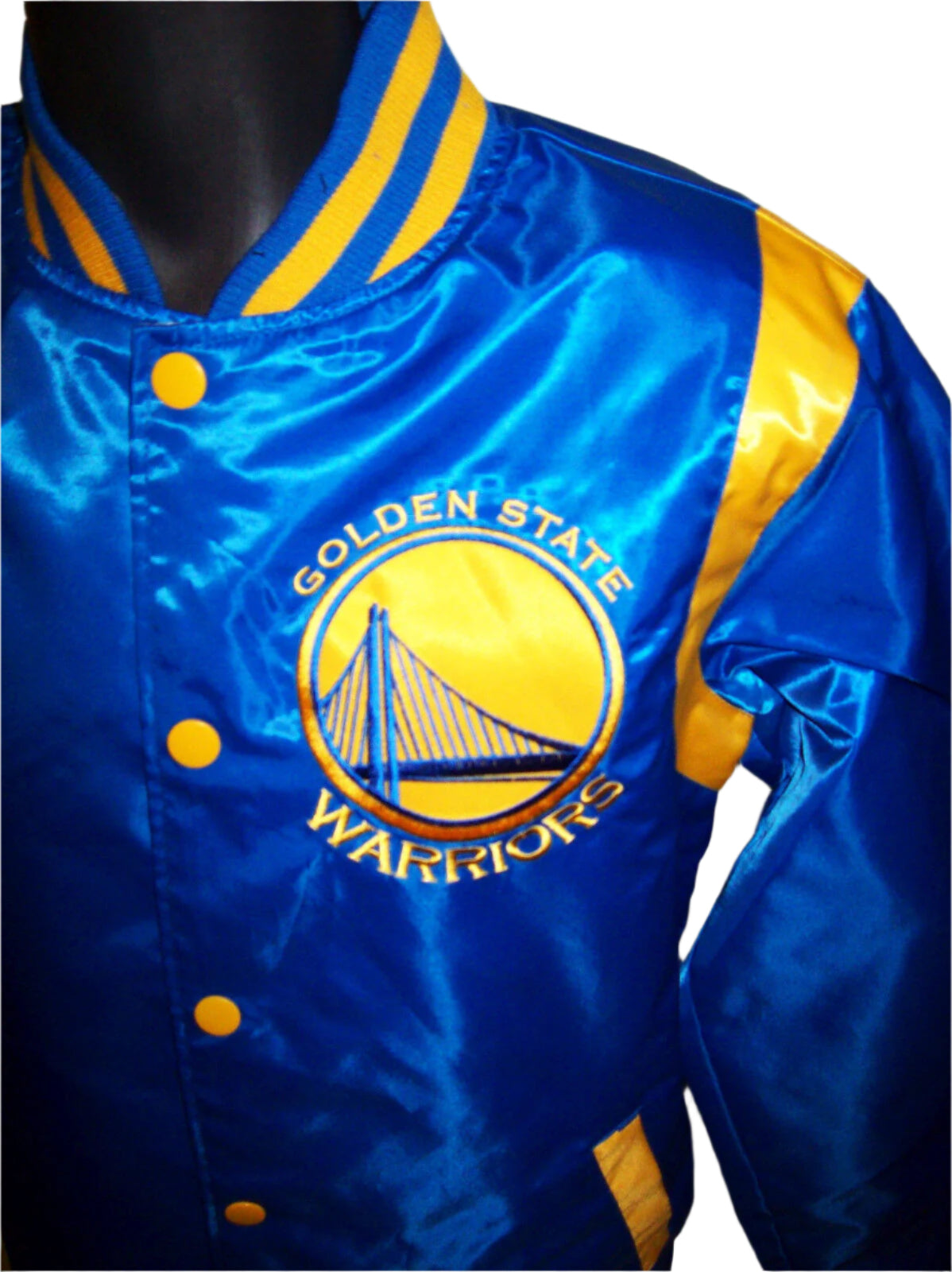 GOLDEN STATE WARRIORS REVERSIBLE Satin Jacket-vx