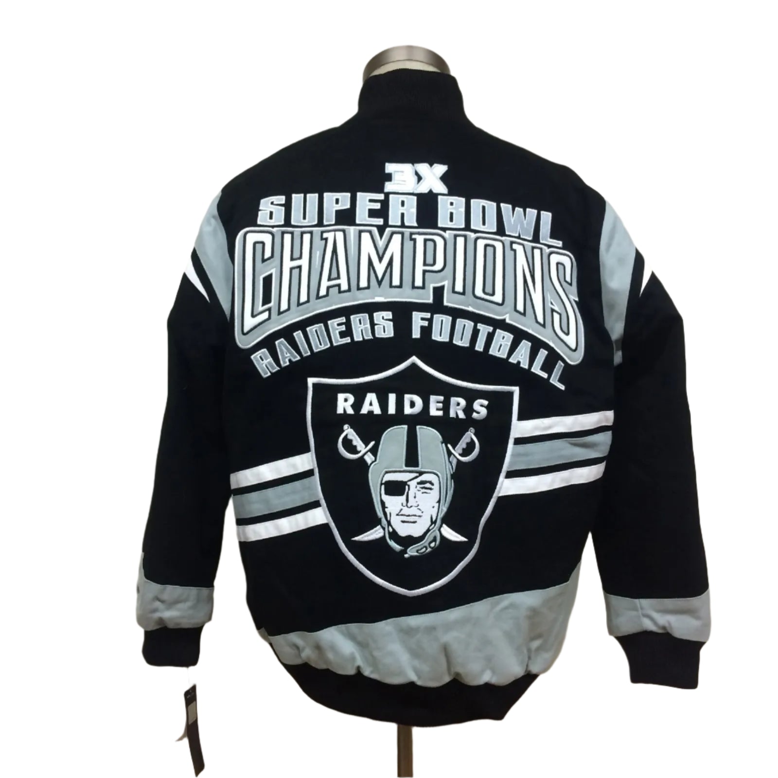 Las Vegas Raiders 3-Time Superbowl Champions softshell sublimation  Jacket