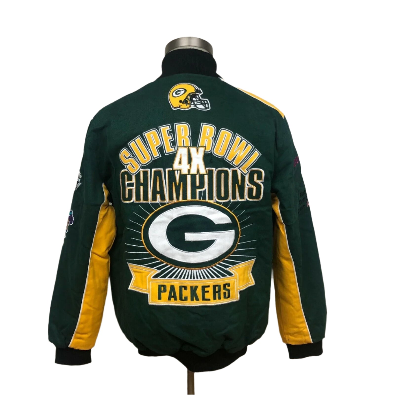 Green Bay Packers 4-Time Superbowl Champions Jacket