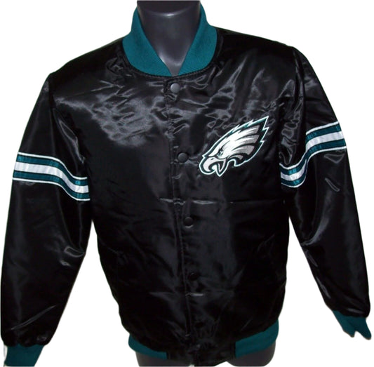 Eagles Jacket Philadelphia Starter Snap Down Jacket