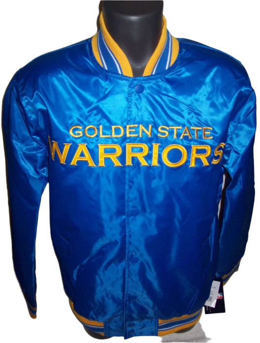 Warriors Jacket NBA Golden State STARTER Snap Down Spring/Summer