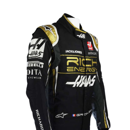 2019 Romain Grosjean F1 Racing Suit - RevEx Gear