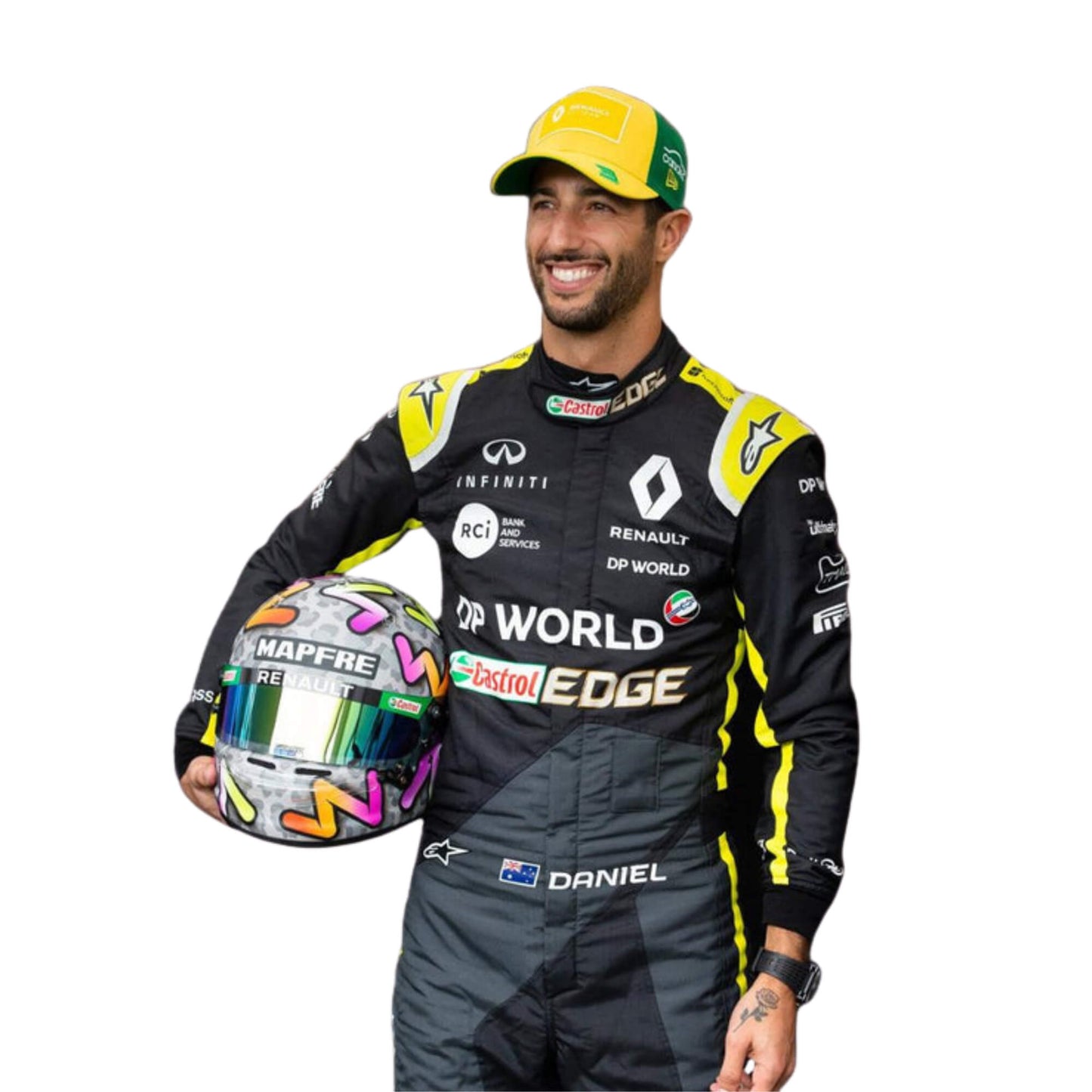 2020 Formula 1 Race Costume Daniel Ricciardo Renault