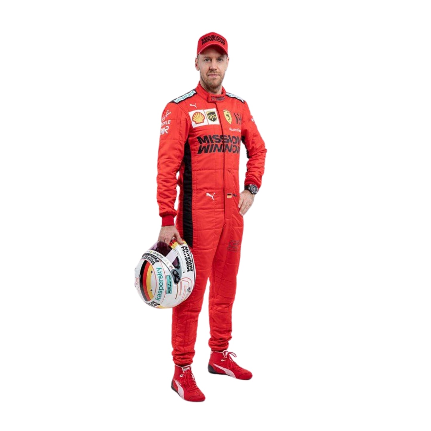 2020 Formula 1 Race Costume Sebastian Vettel Ferrari