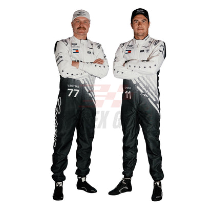 Valtteri Bottas and Sergio Perez Posing In Miami F1 Racing Suit 2026 - Revex Gear