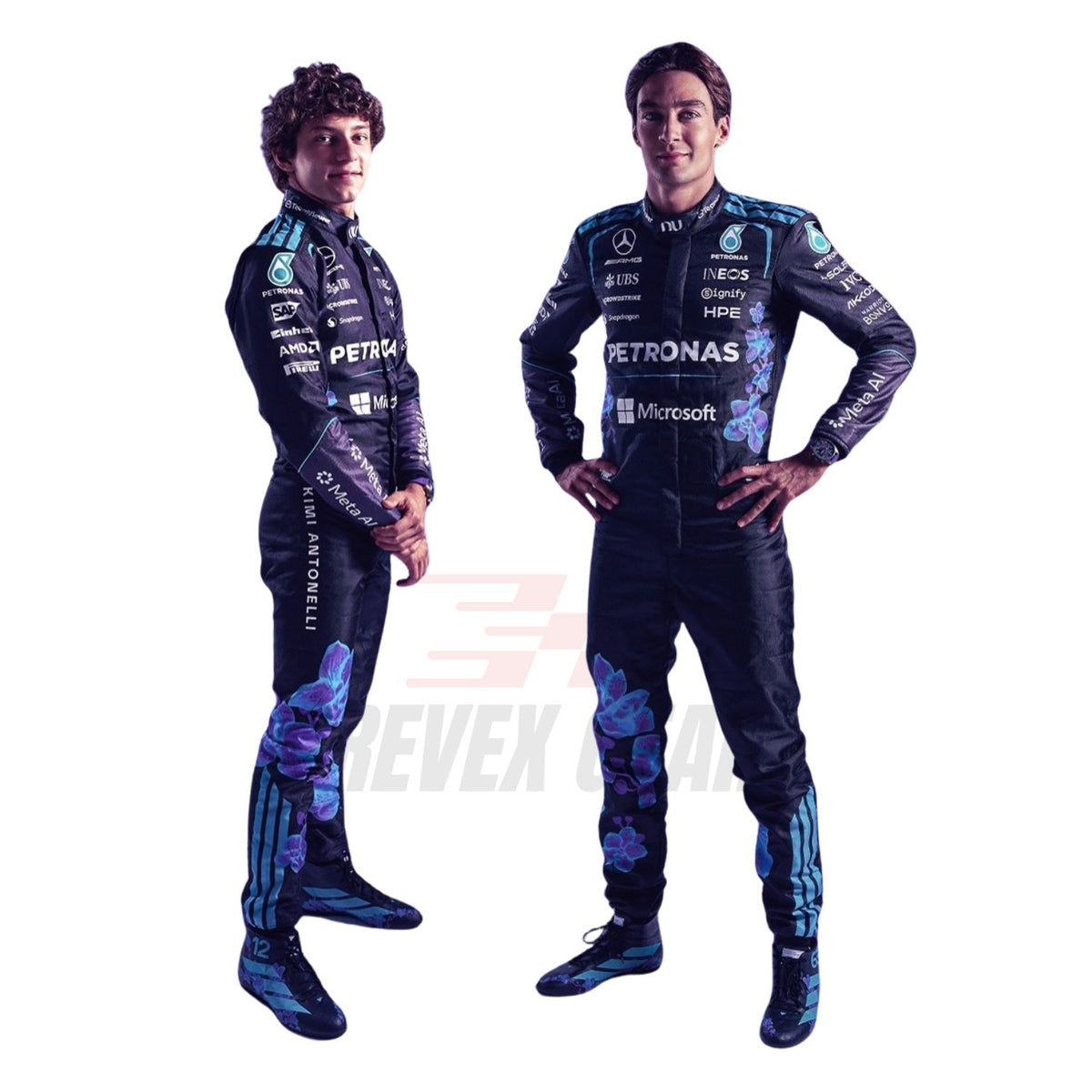 2026 F1 Racing Costume Worn by George Russell & Andrea Kimi Antonelli - Singapore GP