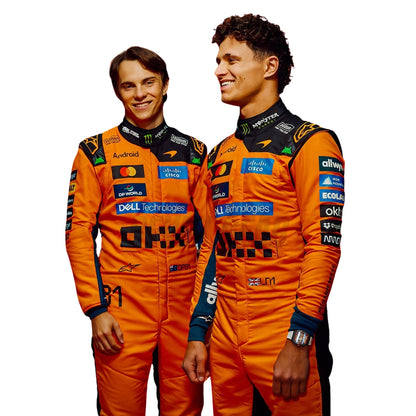 Lando Norris & Oscar Piastri Posing In 2026 F1 Racing Costume 