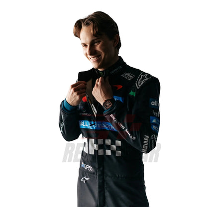 2026 Oscar Piastri Wearing Monza GP F1 Racing Suit