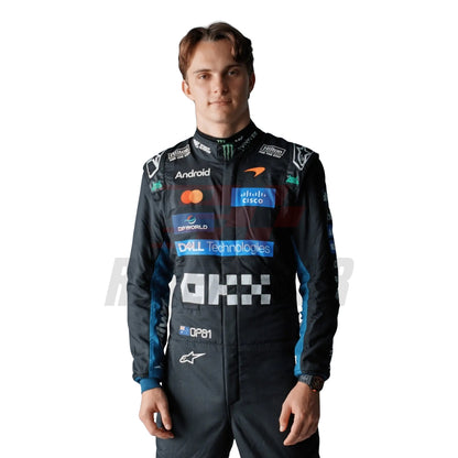 2026 Oscar Piastri Wearing Monza GP F1 Racing Suit - Revex Gear