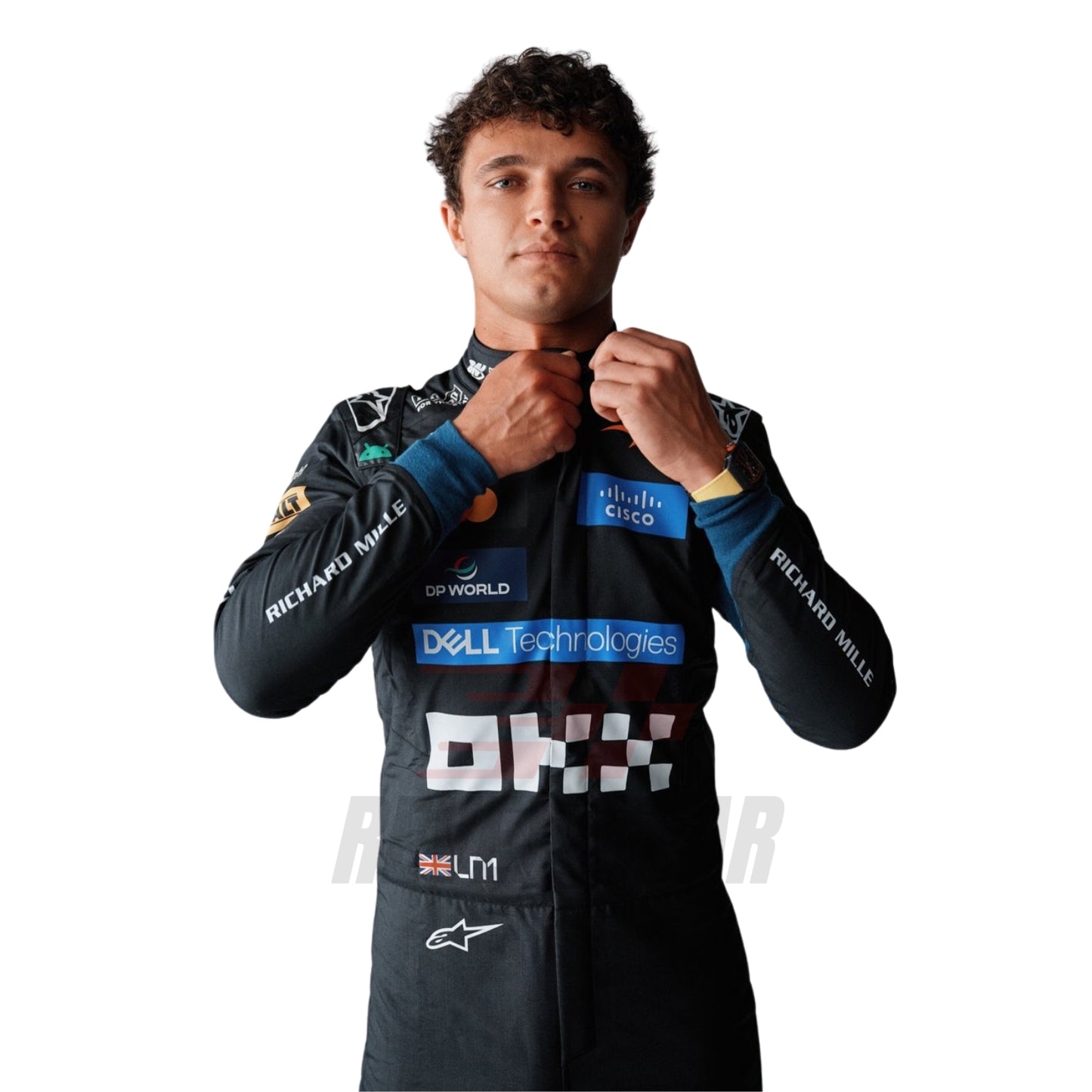 2026 Lando Norris Posing Wearing Monza GP F1 Racing Suit