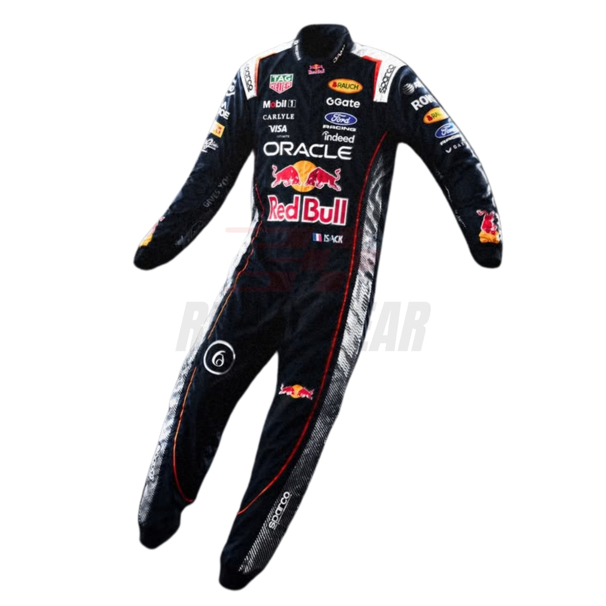 Front View of the Isack Hadjar 2026 Dutch GP F1 Racing Suit