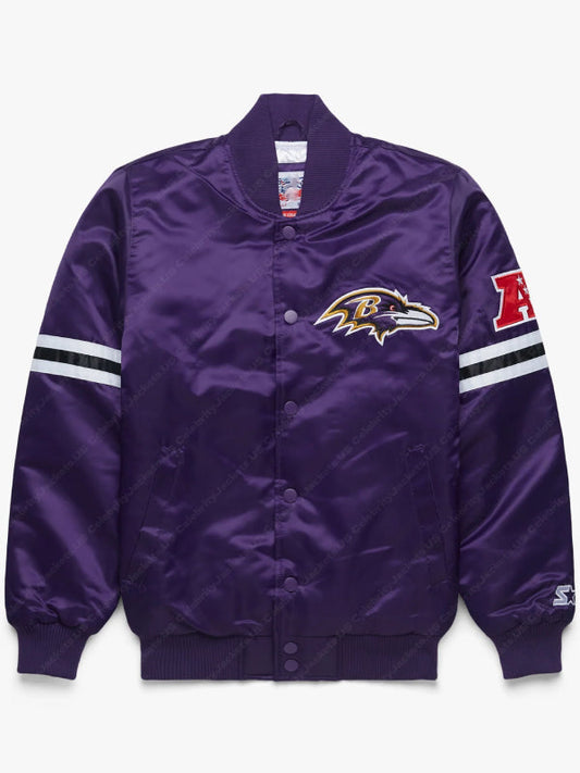 Baltimore Ravens Satin Jacket
