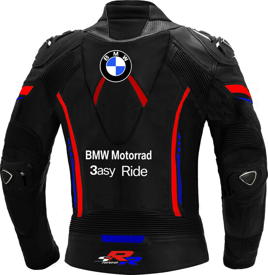 DAJ 0217 BMW Motorrad Herren Sport Motorrad Lederjacke