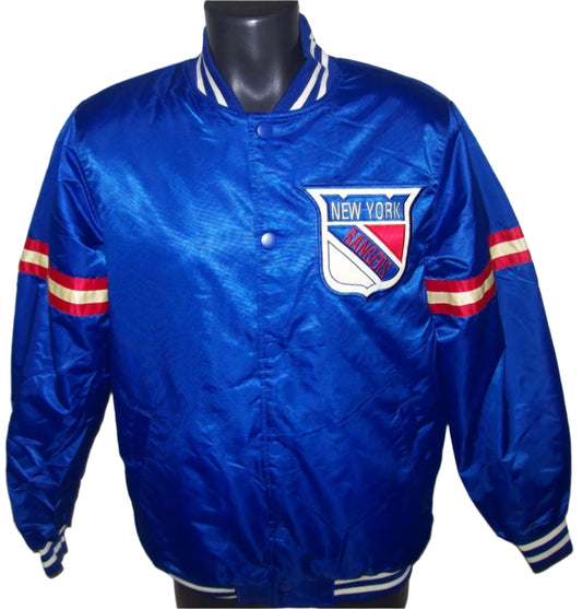 NEW YORK RANGERS NHL STARTER Satin Jacket Traditional