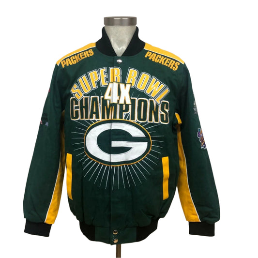 Green Bay Packers 4-Time Superbowl Champions Jacket
