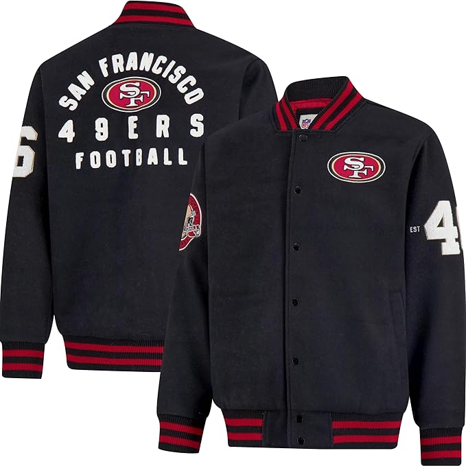 Ultra Game NFL Men's Classic Varsity Coaches Jacket Coat