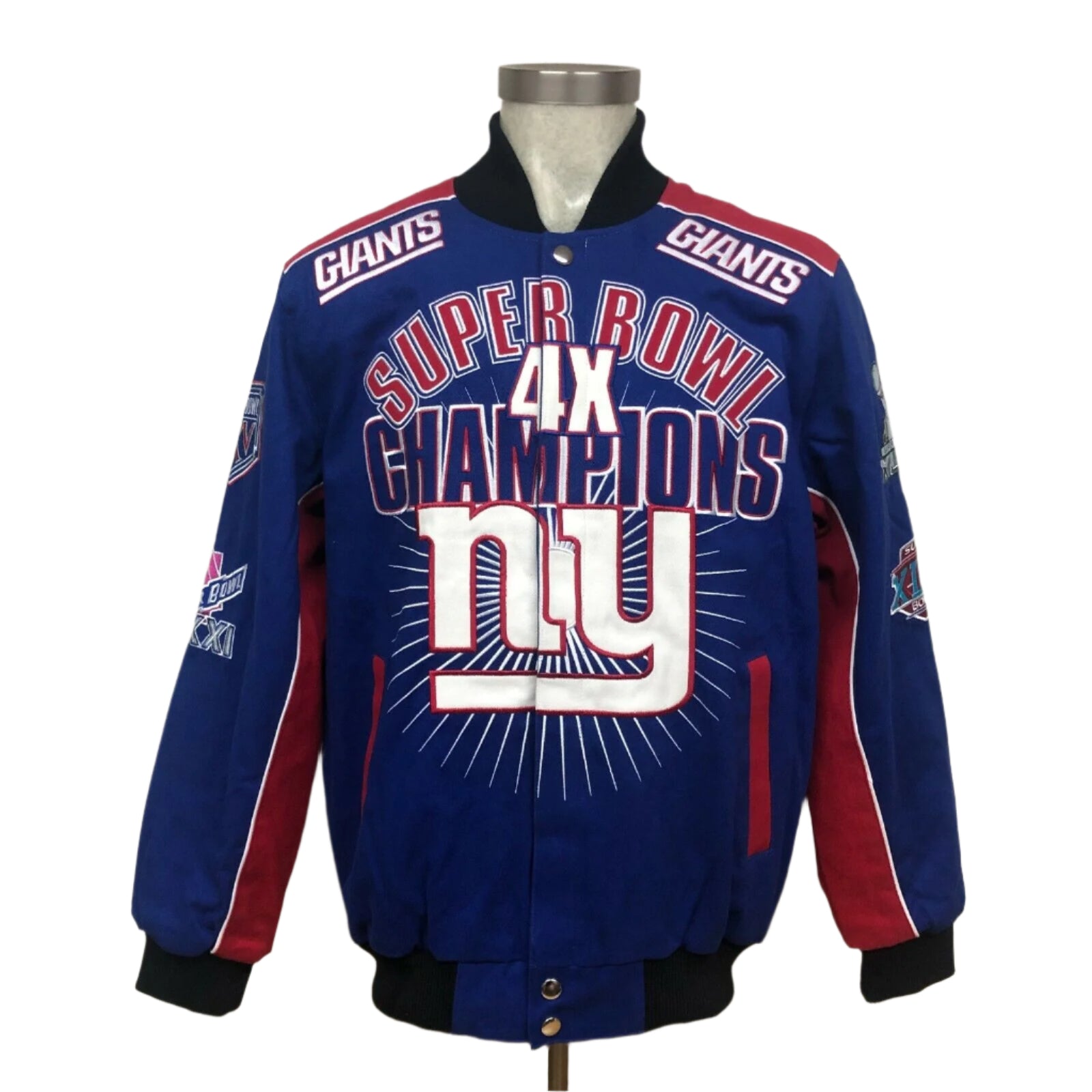 New York Giants 4-Time Superbowl Champions Jacket