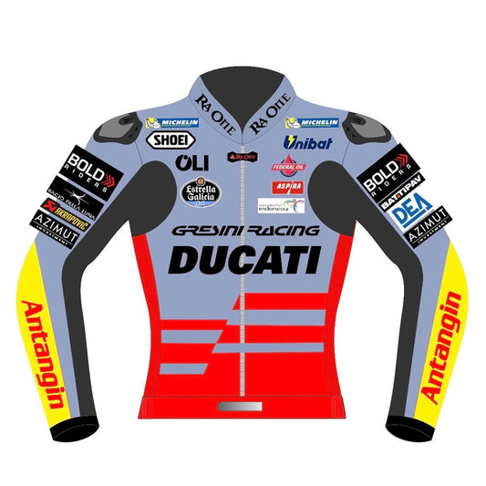 Alex Marquez MotoGP 2024 Motrobike Racing Jacket Team Gresini Ducati